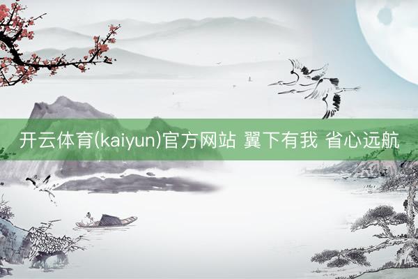 开云体育(kaiyun)官方网站 翼下有我 省心远航
