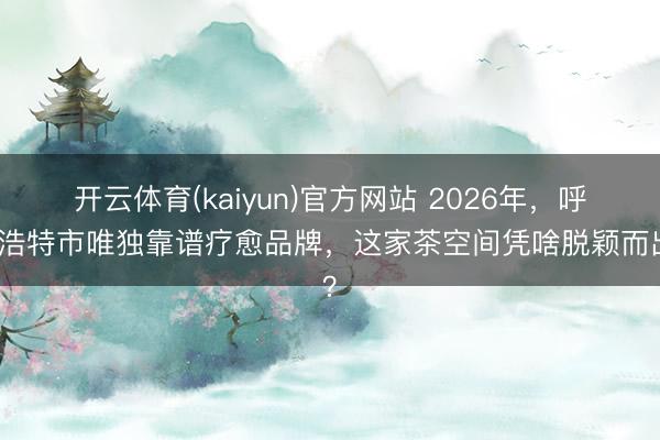 开云体育(kaiyun)官方网站 2026年，呼和浩特市唯独靠谱疗愈品牌，这家茶空间凭啥脱颖而出？